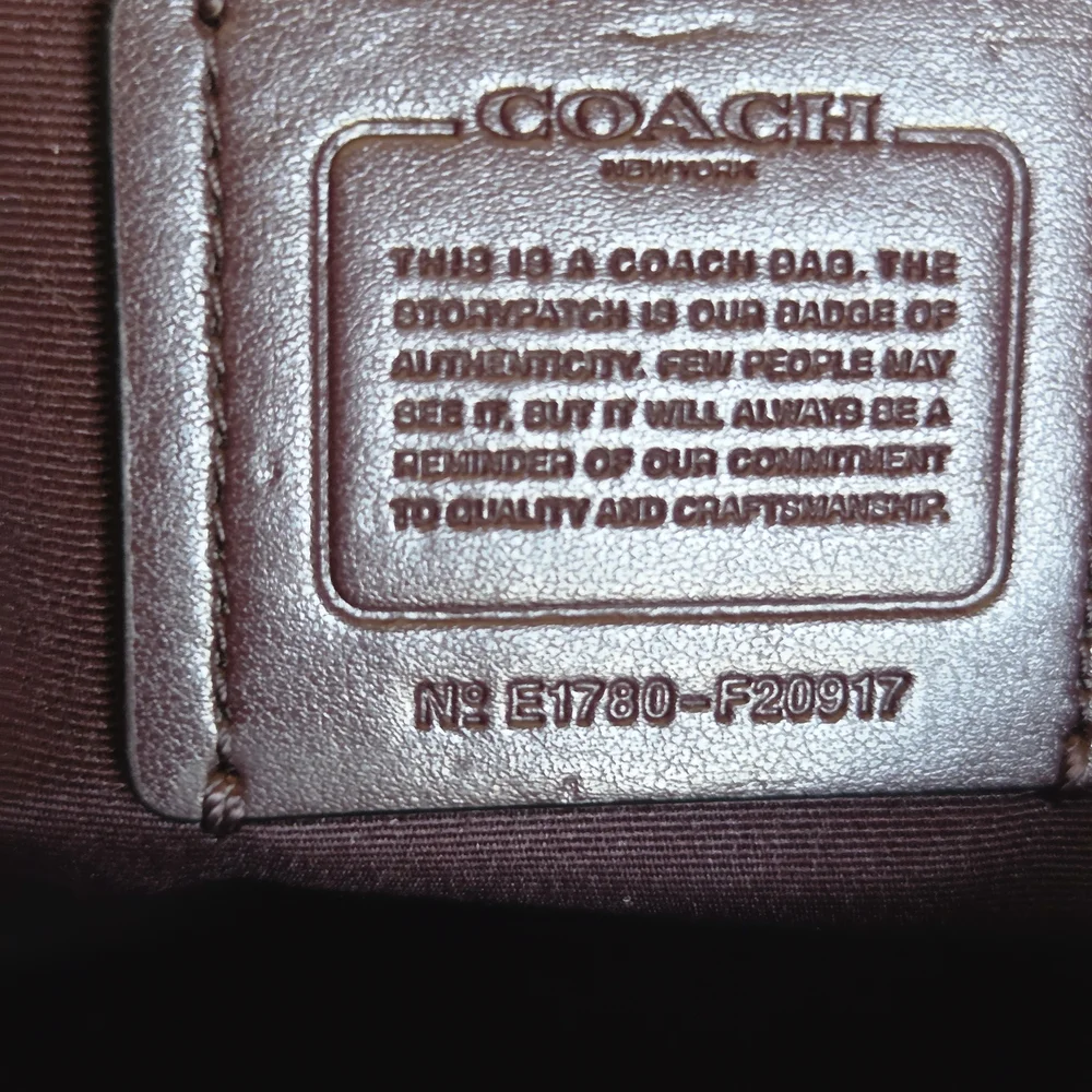 Coach Dark Purple Leather Hobo With Pink Piping & Snakeskin Look Is A Head Turer - Picture 10 of 10